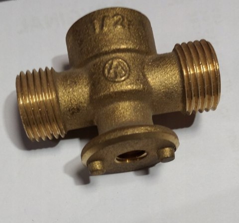 Trójnik ustalony płaski 1/2" VALVEX mosiądz Trójnik ustalony płaski 1/2" VALVEX mosiądz