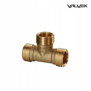 V-PEX trójnik VALVEX 3/4" mosiądz